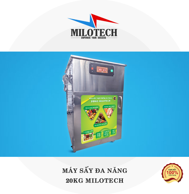 MÁY SẤY THỰC PHẨM ĐA NĂNG 20KG MILOTECH - K20