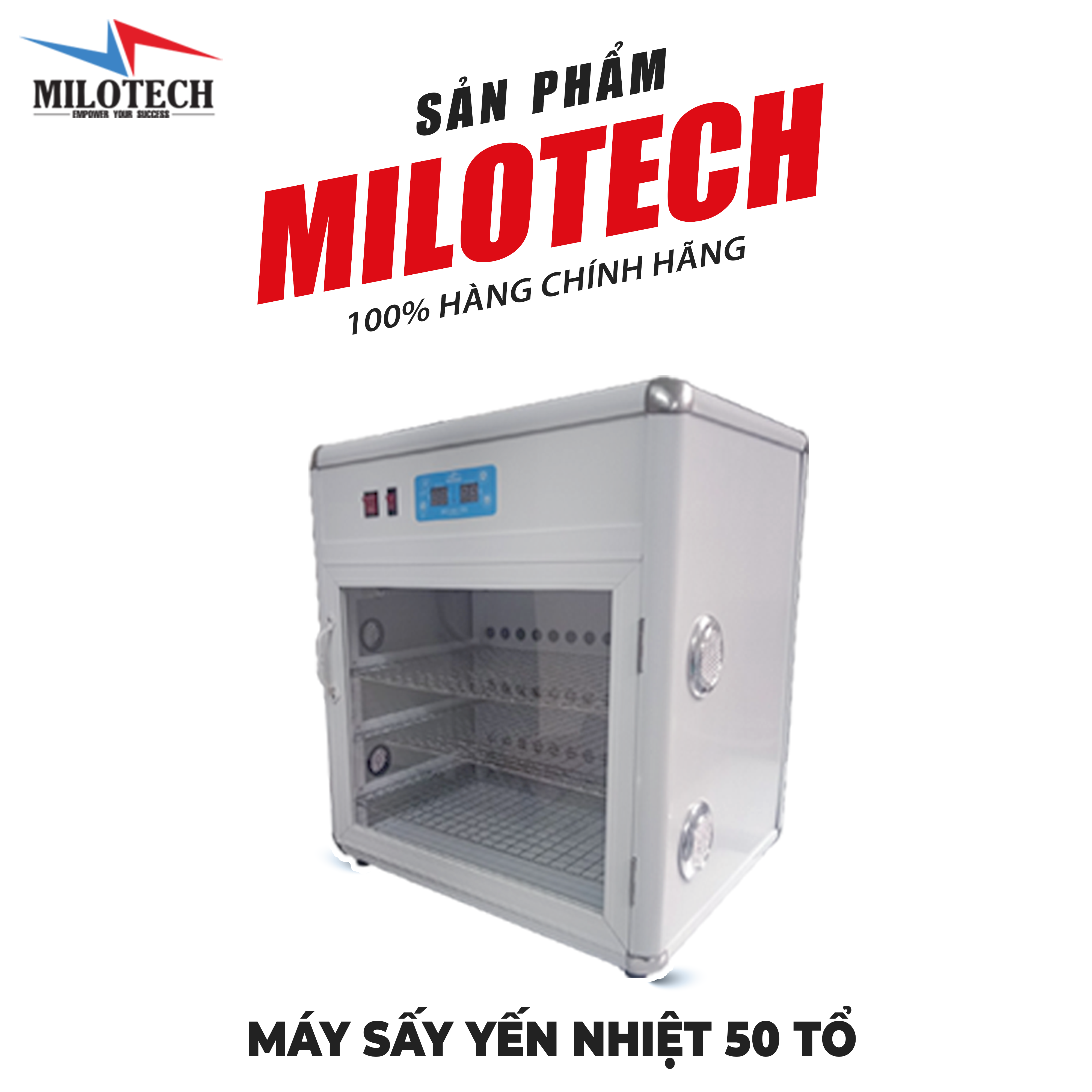 Máy sấy tổ yến 50 tổ| Máy sấy yến Milotech