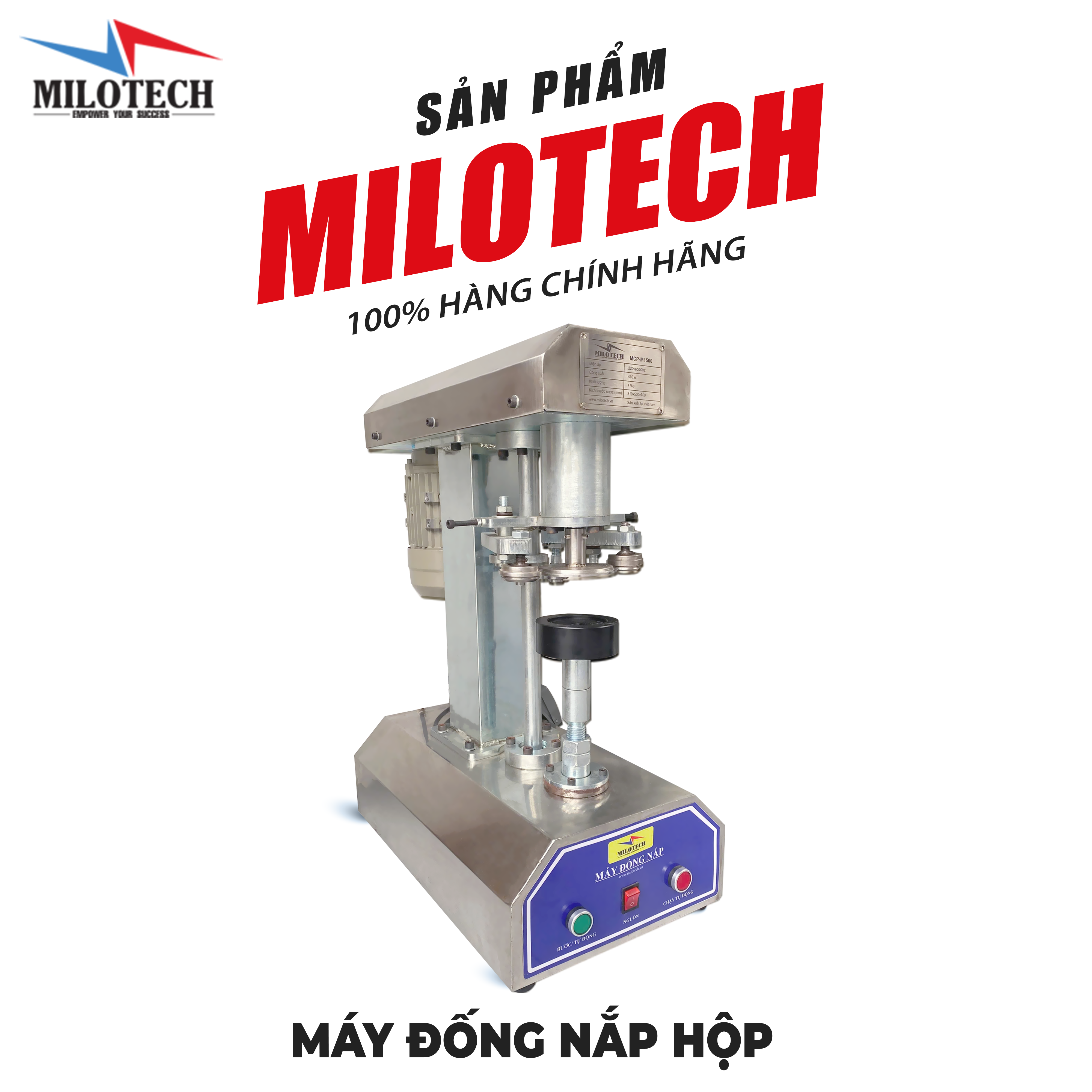 Máy đóng nắp hộp thực phẩm
