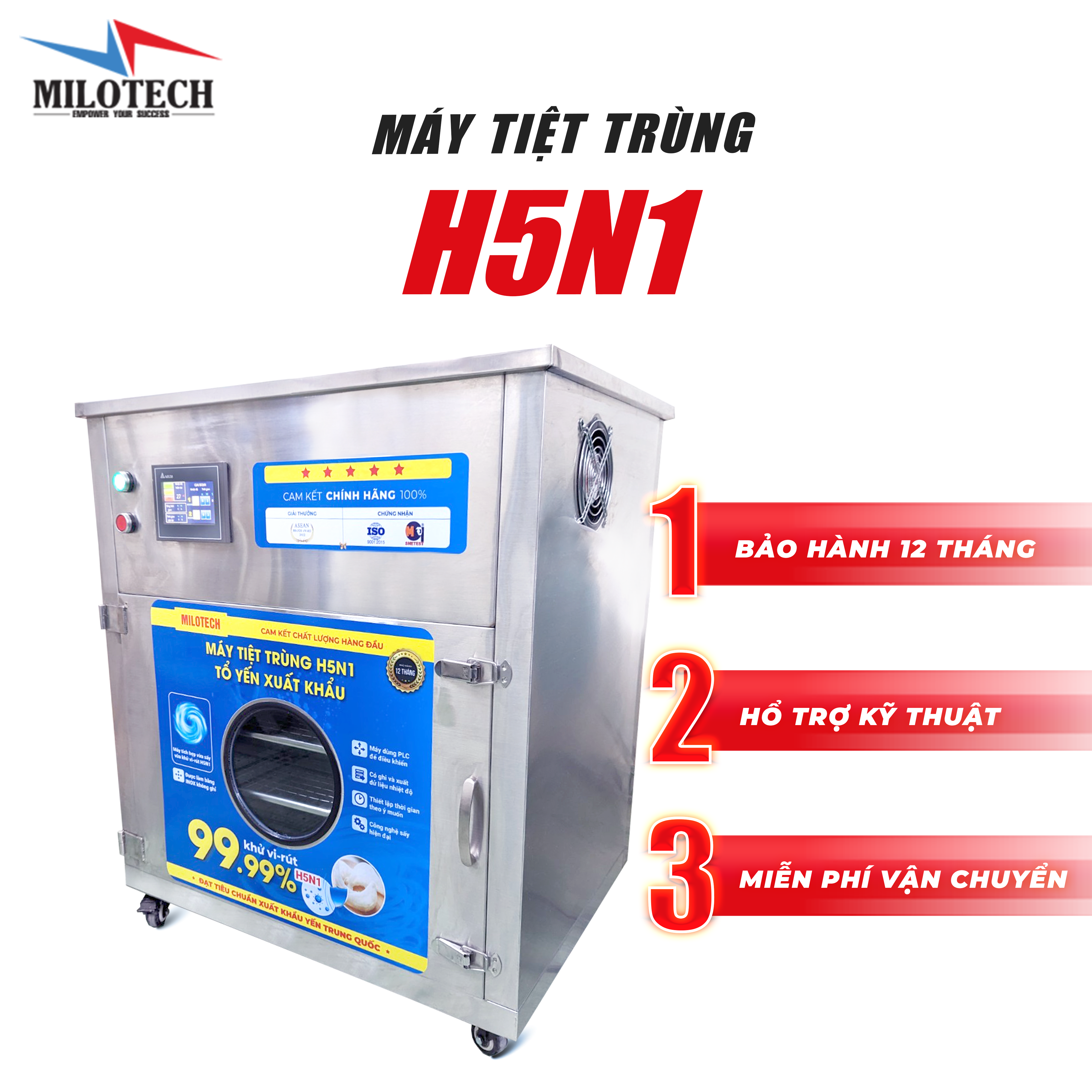 MÁY TIỆT TRÙNG H5N1 -  TỔ YẾN XUẤT KHẨU
