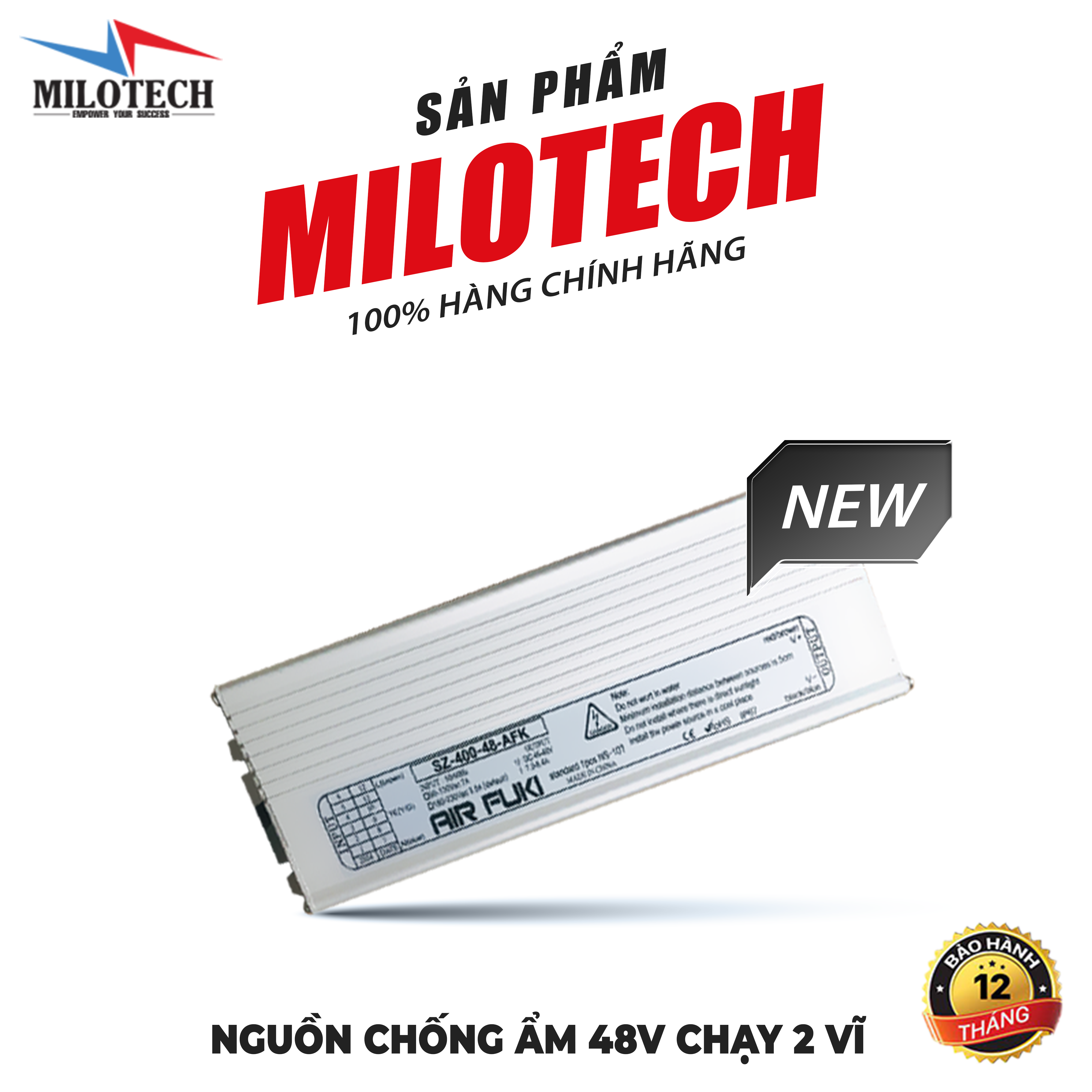 Nguồn chống ẩm 48V chạy 2 vĩ