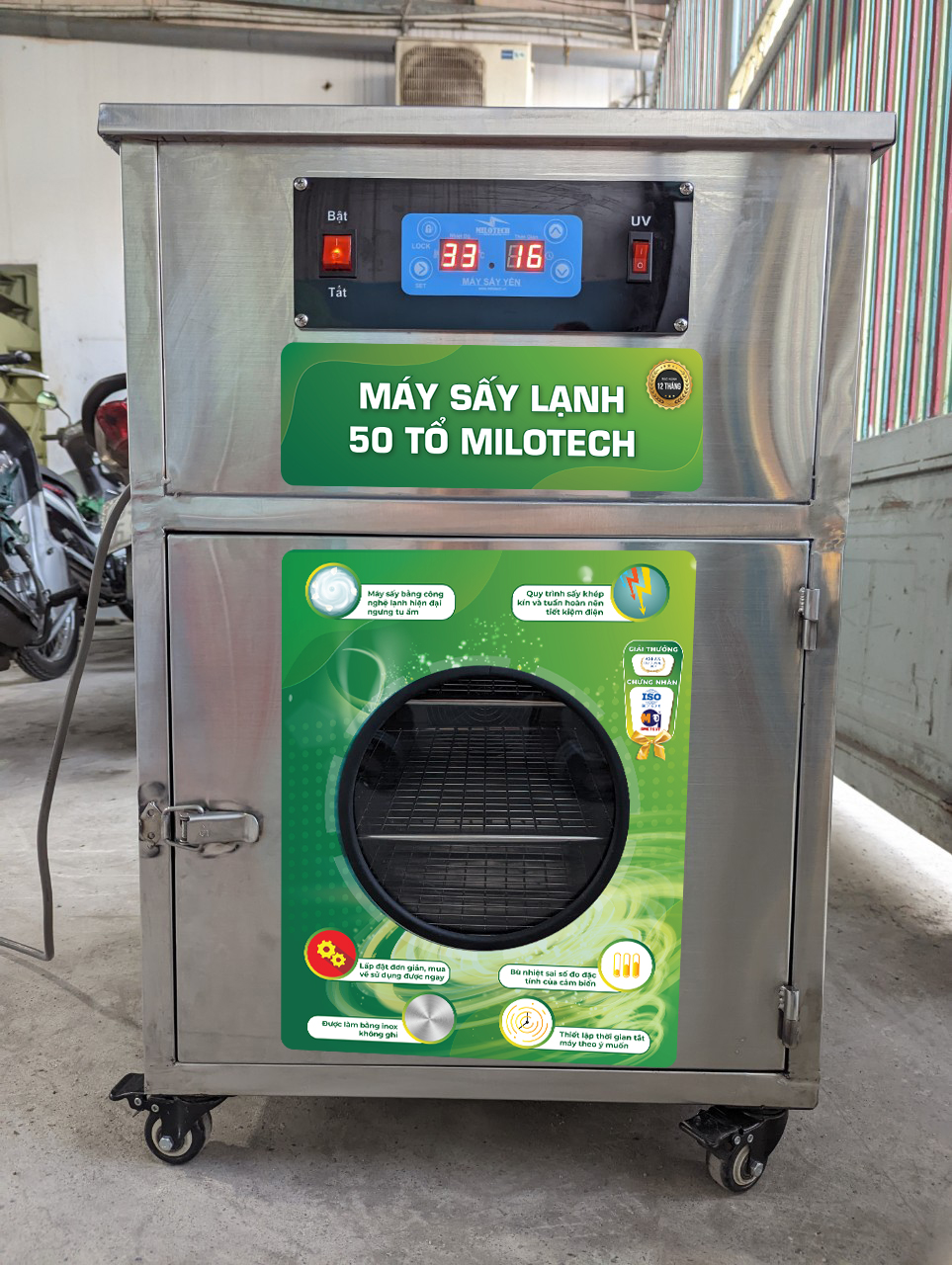 Máy sấy yến lạnh Milotech - 50/60 tổ