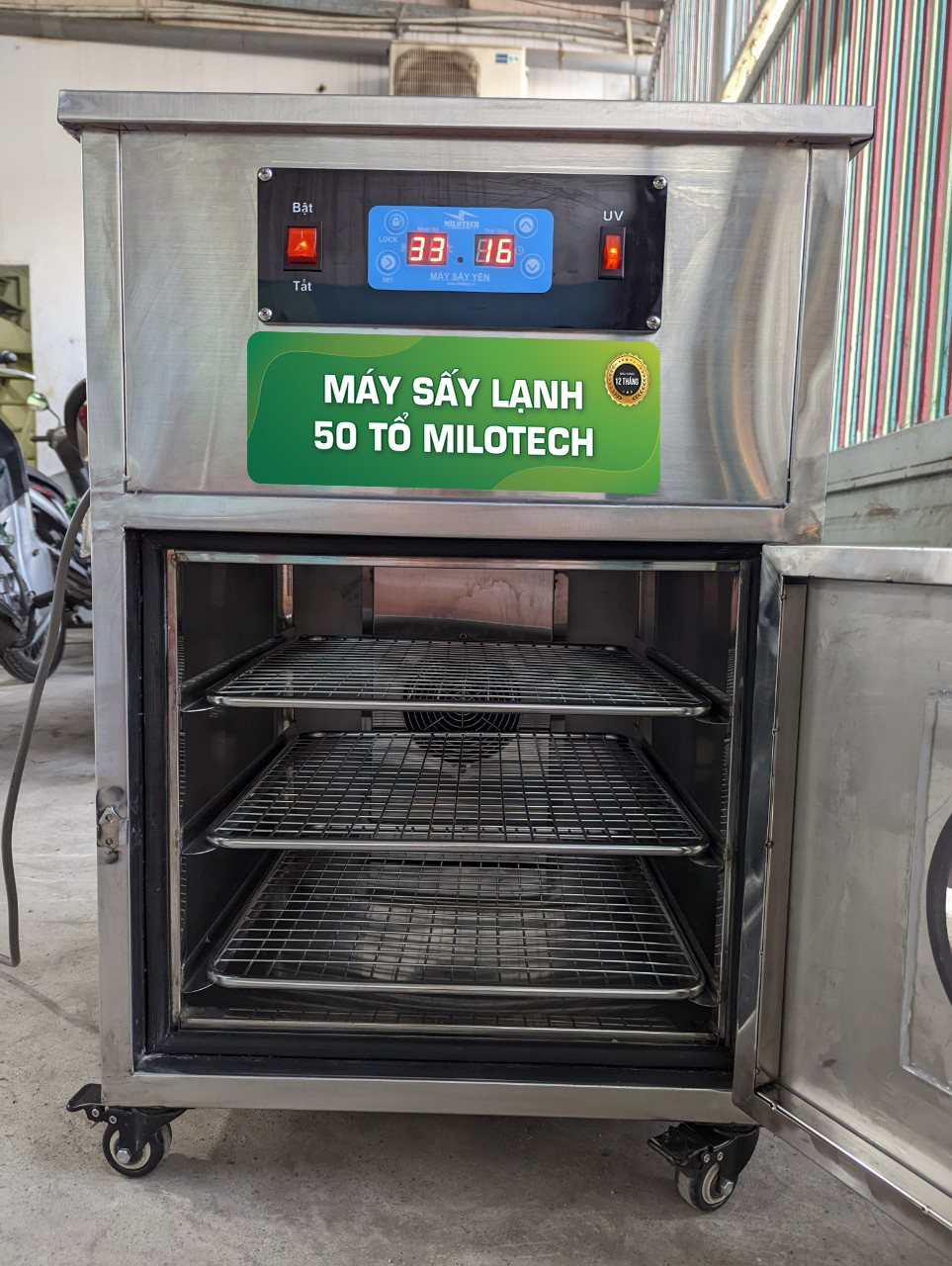 Máy sấy yến lạnh Milotech - 50/60 tổ