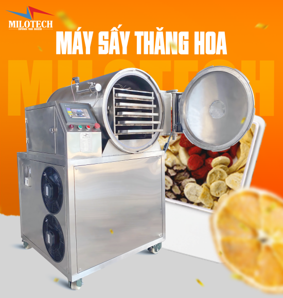 Tại sao máy sấy thăng hoa của MILOTECH là lựa chọn tối ưu cho sản phẩm cao cấp?