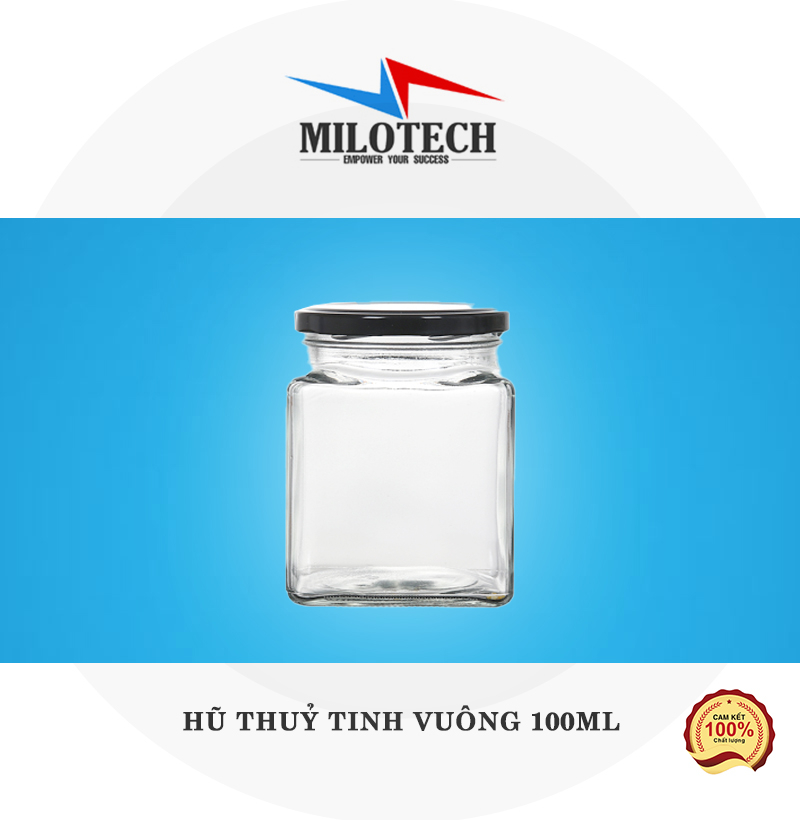 Hủ 100ml vuông