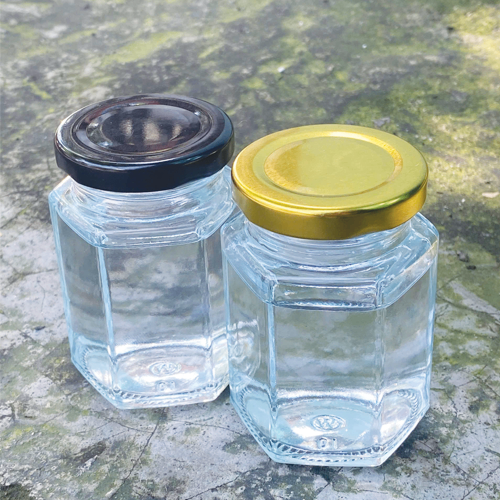 Hủ thủy tinh lục giác 100ml