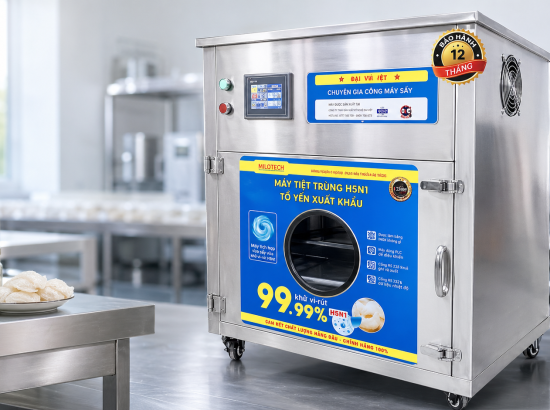 Máy Tiệt Trùng H5N1 Tổ Yến MILOTECH – Giải pháp kiểm soát vi sinh cho quy trình sản xuất yến sào