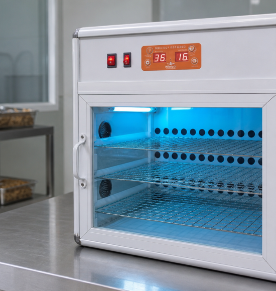 [GIẢI PHÁP SẤY NHỎ GỌN] MÁY SẤY NHIỆT THỰC PHẨM MILOTECH 6KG KHUNG NHÔM CHO CƠ SỞ SẢN XUẤT NHỎ
