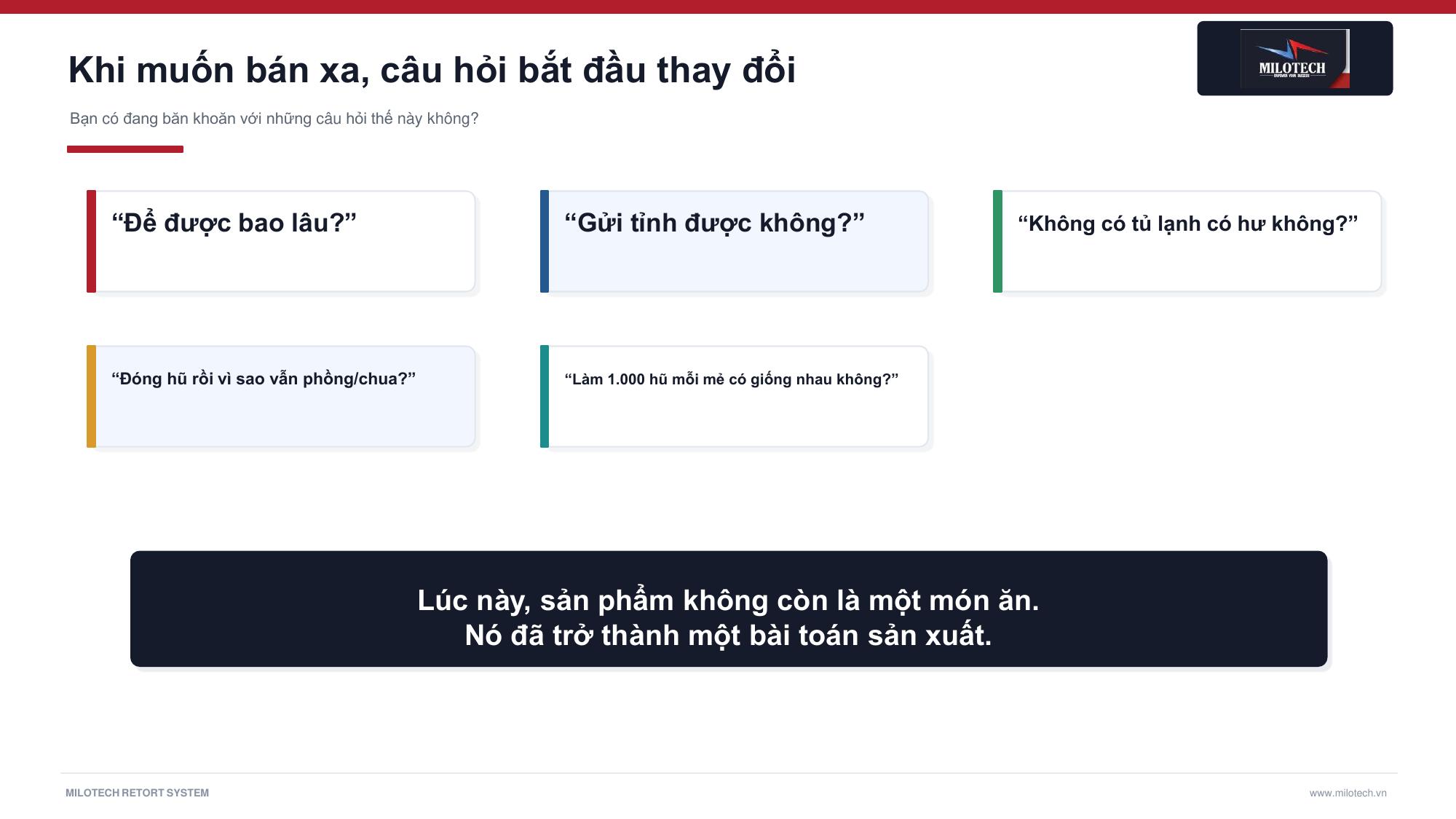 Những câu hỏi thường gặp khi muốn mang sản phẩm thực phẩm đi xa