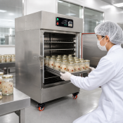 Máy Hấp Hủ Yến / Máy Chưng Yến Milotech trong xưởng sản xuất yến sạch