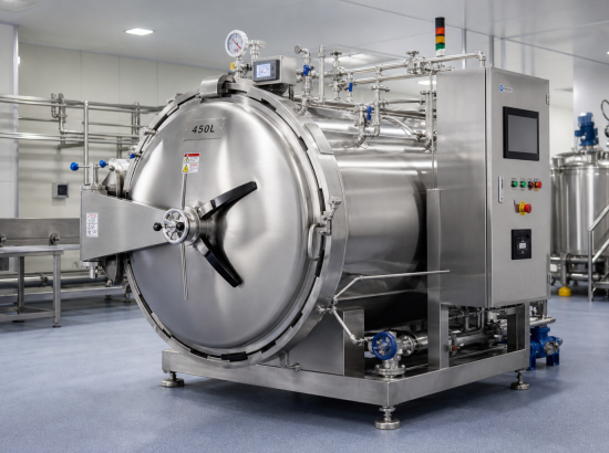 [ĐỘT PHÁ CÔNG NGHỆ] MÁY HẤP TIỆT TRÙNG 450L MILOTECH: KHẲNG ĐỊNH CHẤT LƯỢNG THỰC PHẨM ĐÓNG GÓI