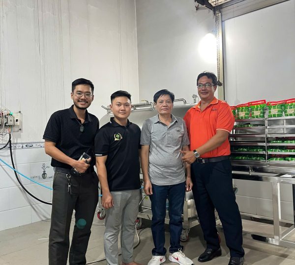 Bàn giao máy hấp tiệt trùng Milotech cho bánh chưng HỐ Nai