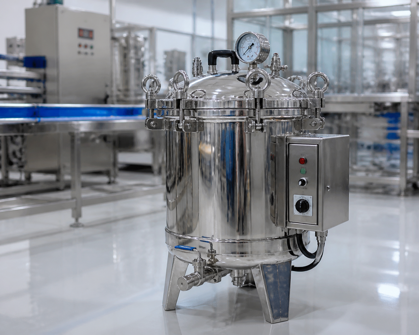 Hình ảnh minh họa nồi hấp tiệt trùng 24 lít