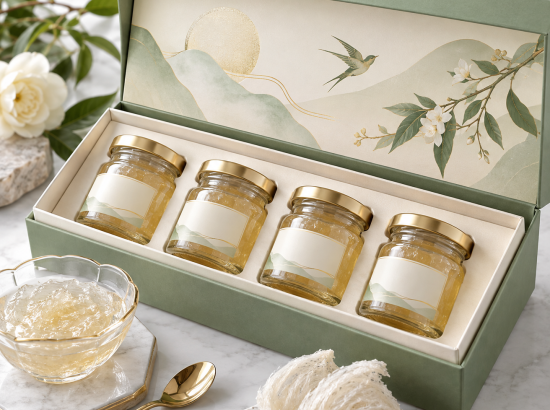 Yến Chưng Đường Phèn Green Bird Nutrinest Hộp 4 Hũ: Cách Chọn Bao Bì Đẹp, Kín Và Đúng Thương Hiệu