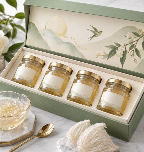Yến Chưng Đường Phèn Green Bird Nutrinest Hộp 4 Hũ: Cách Chọn Bao Bì Đẹp, Kín Và Đúng Thương Hiệu