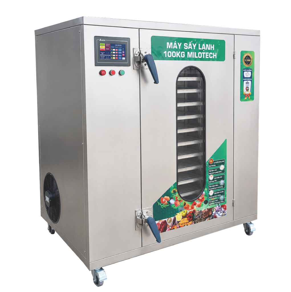 Milotech low-temperature food dryer manufactured in Vietnam – product view 4
