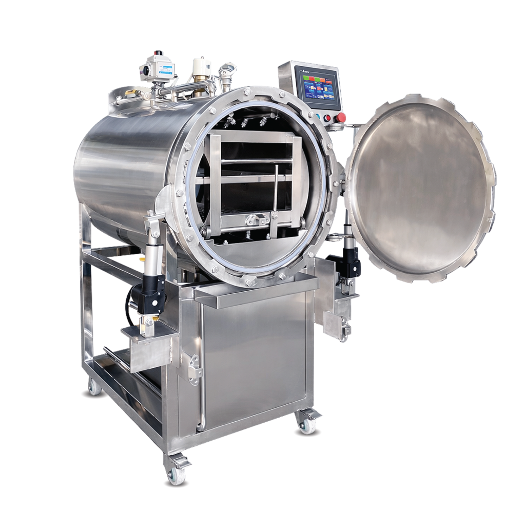 Milotech industrial retort sterilizer manufactured in Vietnam – product view 2