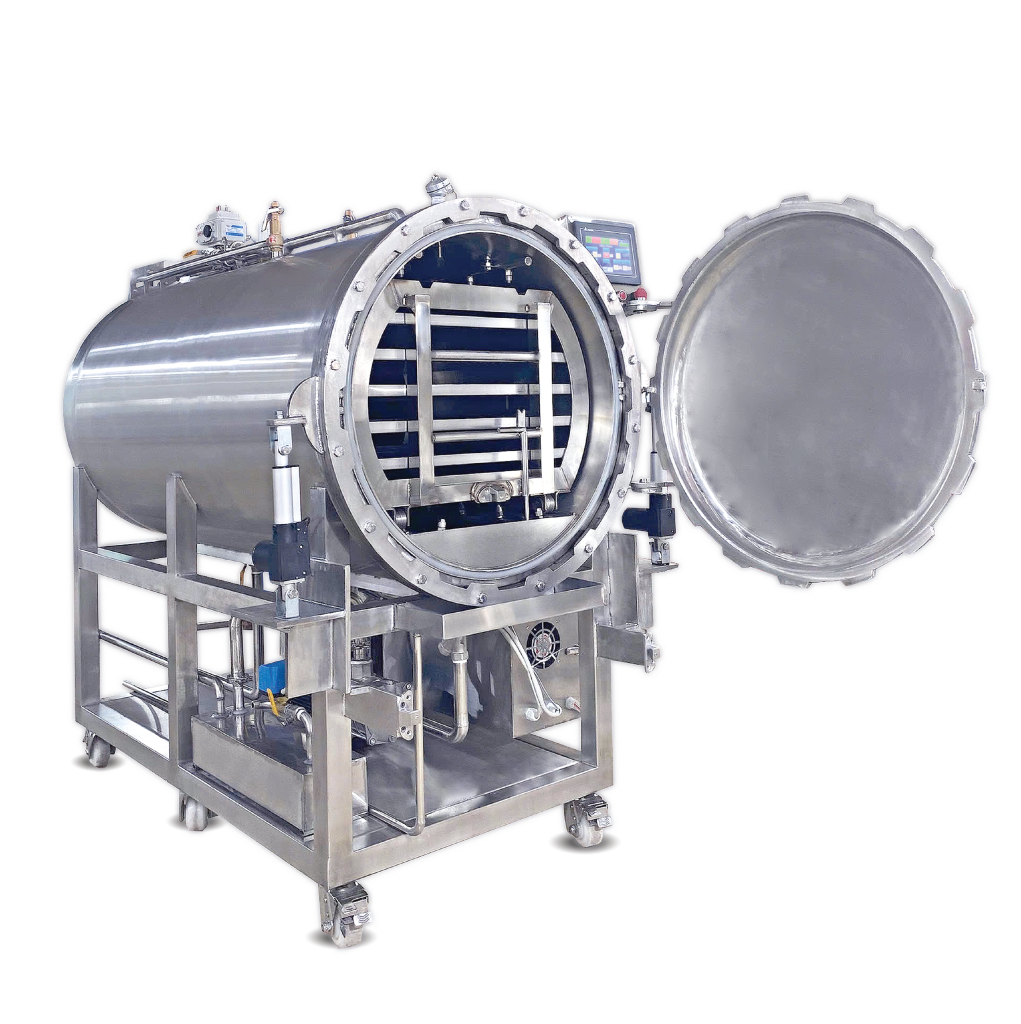Milotech industrial retort sterilizer manufactured in Vietnam – product view 4
