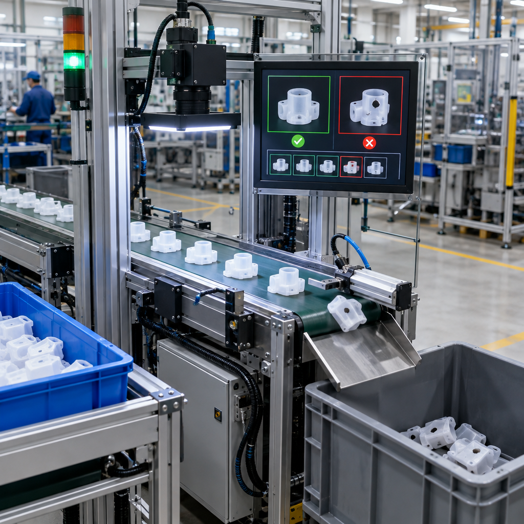 Ứng dụng thực tế - AI Vision kiểm tra sản phẩm nhựa