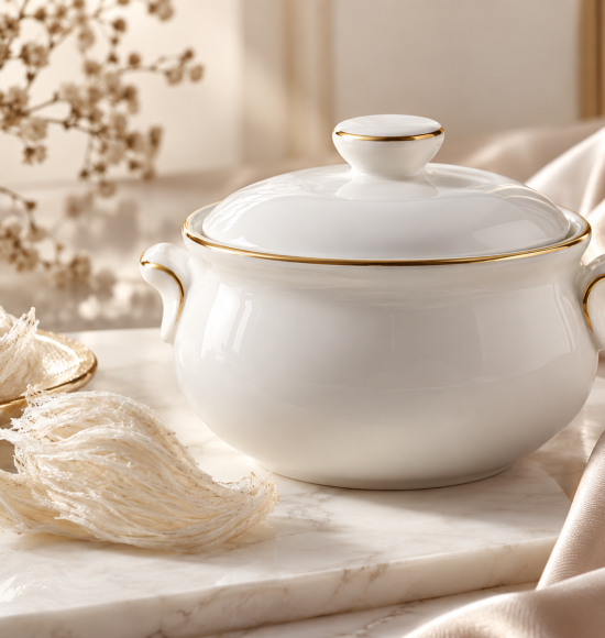 Hũ Chưng Yến Bằng Sứ: Cách Chọn Hũ Đẹp, Kín Và Phù Hợp Thương Hiệu Yến