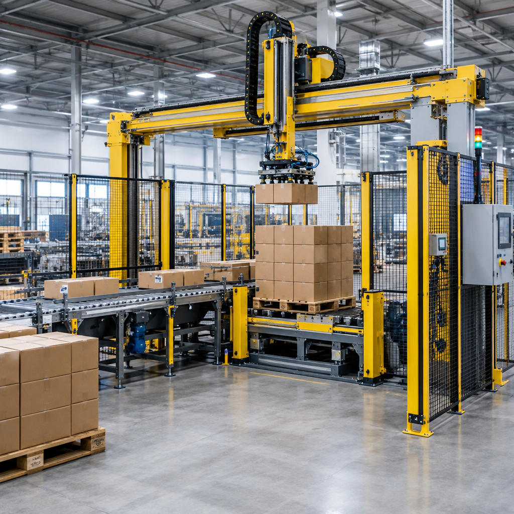 Tổng quan giải pháp - gantry robot palletizer