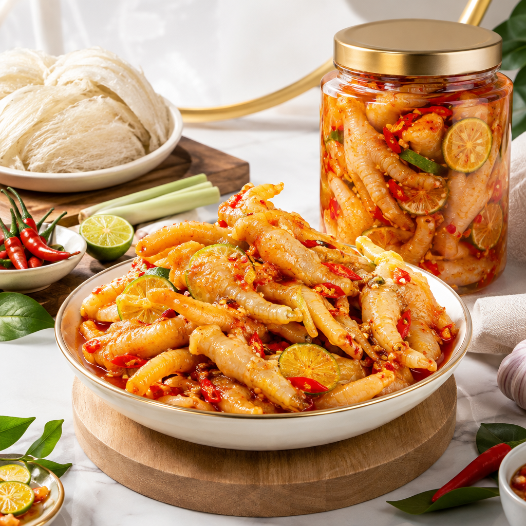 Hình ảnh minh họa chân gà sốt thái yến nhi gò vấp