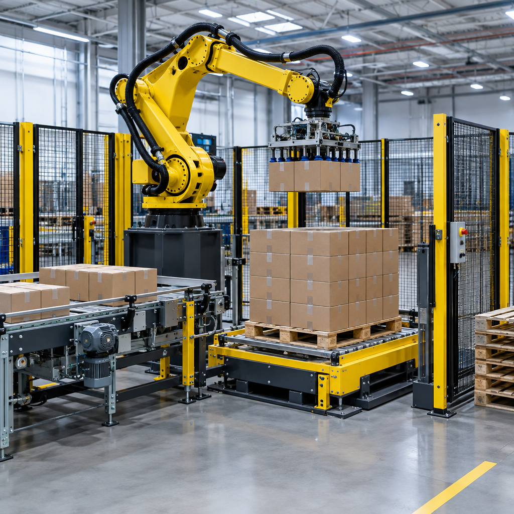 Tổng quan giải pháp - robot palletizer