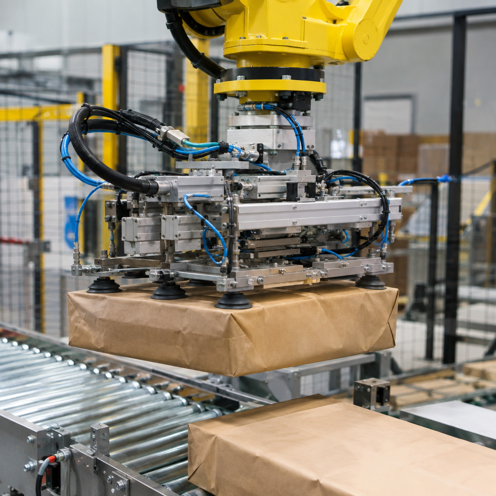 Chi tiết hệ thống - robot palletizer